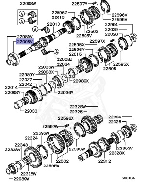 MT372041 - Mitsubishi - M/T INPUT SHAFT BEARING - Nengun Performance