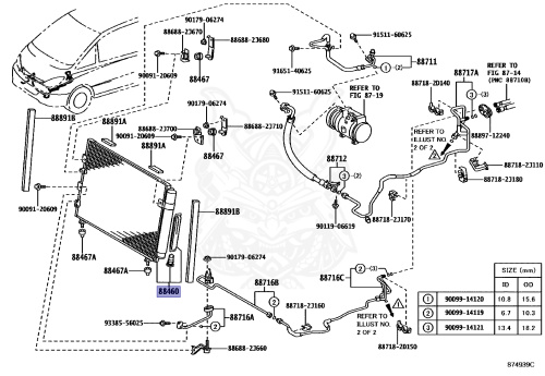 88461-28300 - Toyota - Cooler Condenser Assy - Nengun Performance