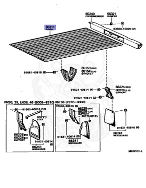 65311-89111 - Toyota - Center Floor Panel - Nengun Performance