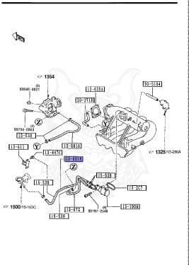 B61P-13-691A - Mazda - Water Hose - Nengun Performance