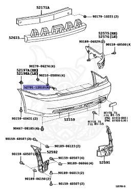 52791-12010 - Toyota - Bolt - Nengun Performance
