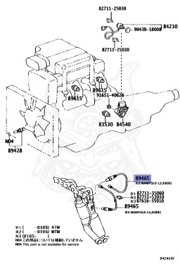 89465-53020 - Toyota - Oxygen Sensor - Nengun Performance