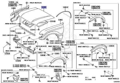 53301-60200 - Toyota - Hood Sub-assy - Nengun Performance