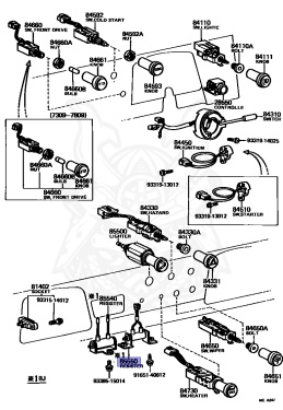 85550-60020 - Toyota - Pilot Lamp Resistor Assy - Nengun Performance