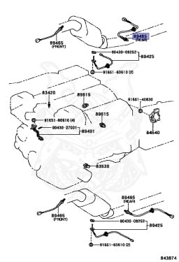 89465-50080 - Toyota - Sensor, Oxygen - Nengun Performance