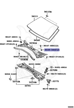 90189-04042 - Toyota - Clip - Nengun Performance