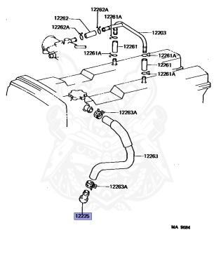 12225-42010 - Toyota - Flange, Ventilation - Nengun Performance