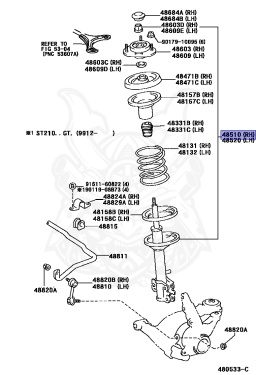 48510-29655 - Toyota - Absorber Assy, Shock, Front Rh - Nengun Performance