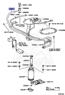23091-74140 - Toyota - Tube Sub-assy, Fuel Pump - Nengun Performance