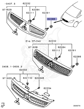Ms440502 MS440502 - Mitsubishi - Nut, Rr View Mirror - Nengun Performance