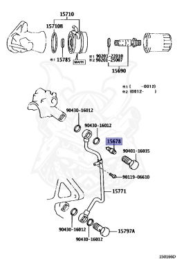 15678 15678-46020 - Toyota - Oil Control Valve Filter, No.1 - Nengun Performance