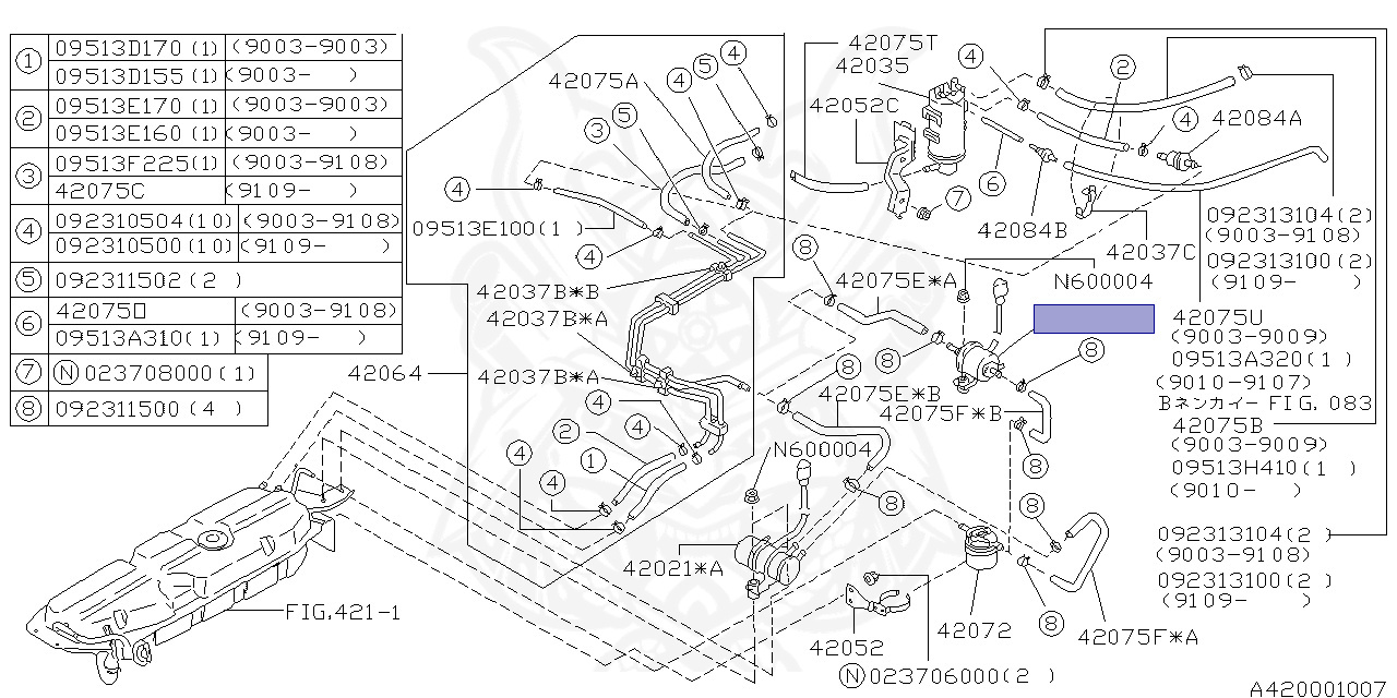 42021TA041 - Subaru - Fuel Pump Assembly - Nengun Performance