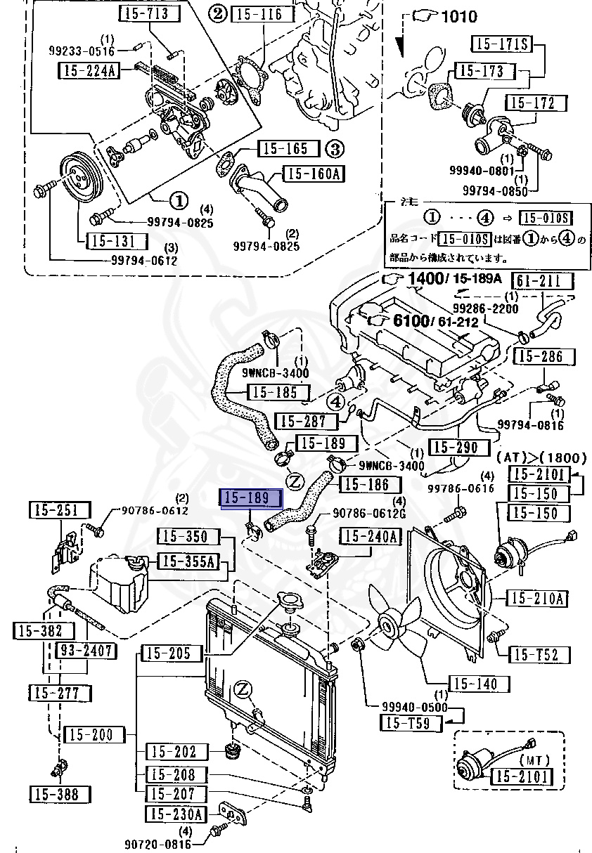 B366-15-182 - Mazda - Hose clamp - Nengun Performance