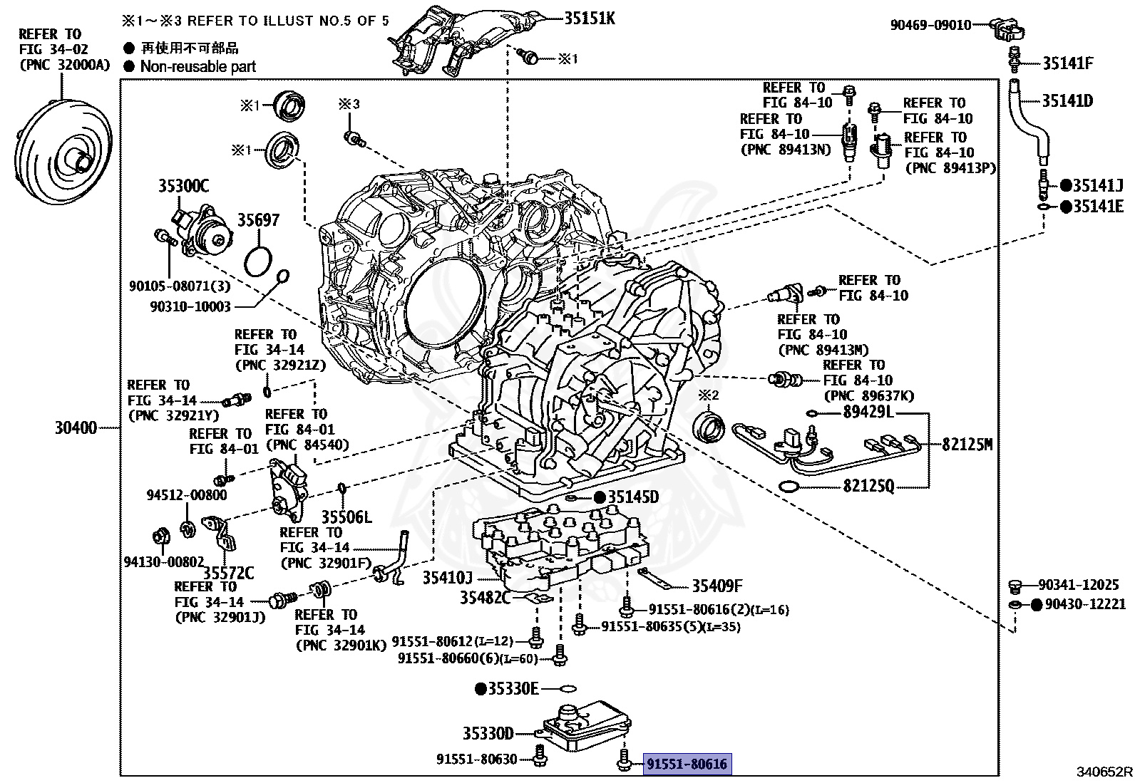 ブラック1 91551-80616 - Toyota - BOLT - Nengun Performance