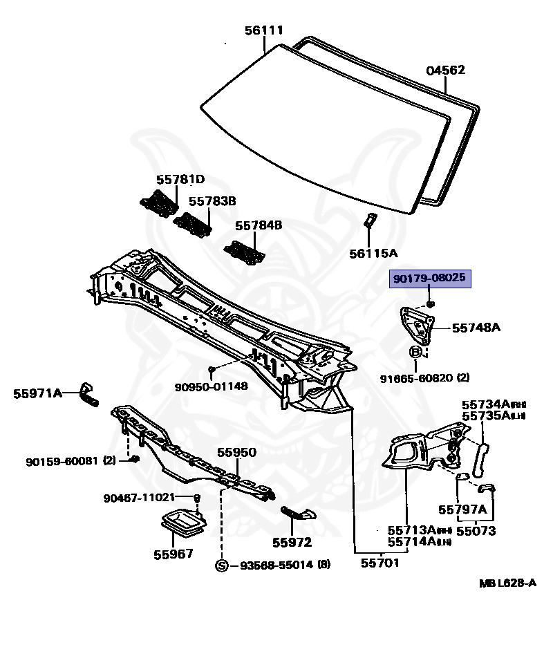 90179-08025 - Toyota - Nut - Nengun Performance