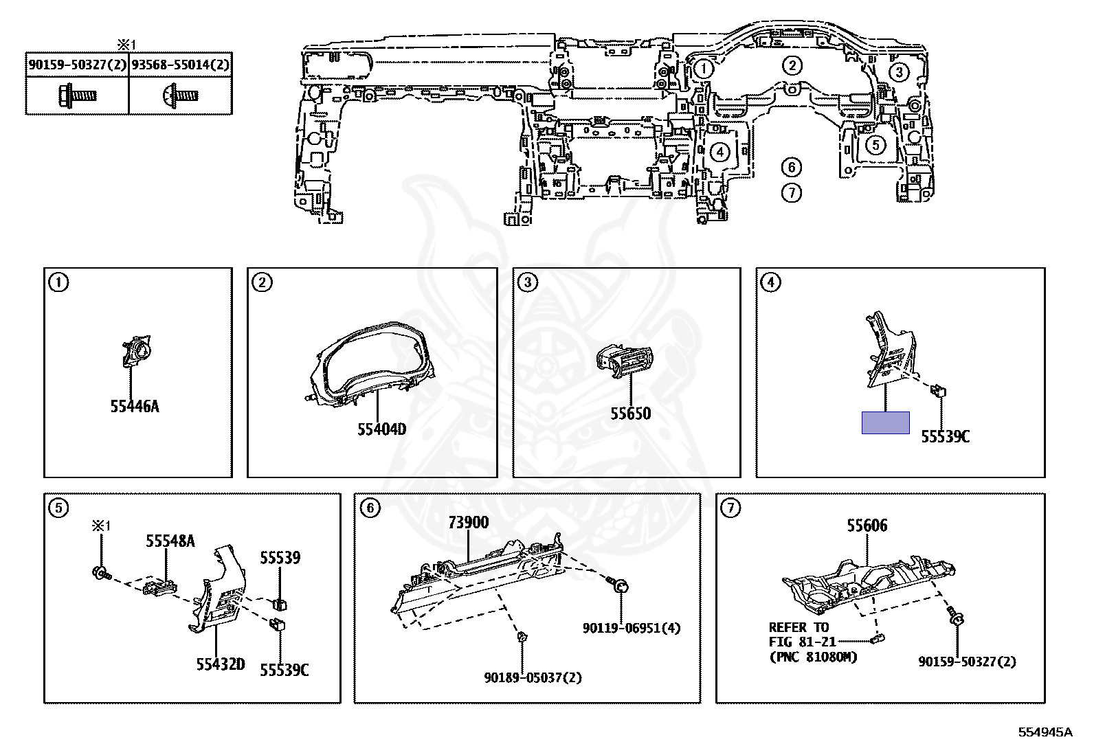 55312-60120-C0 - Toyota - PANEL, INSTRUMENT, LOWER - Nengun
