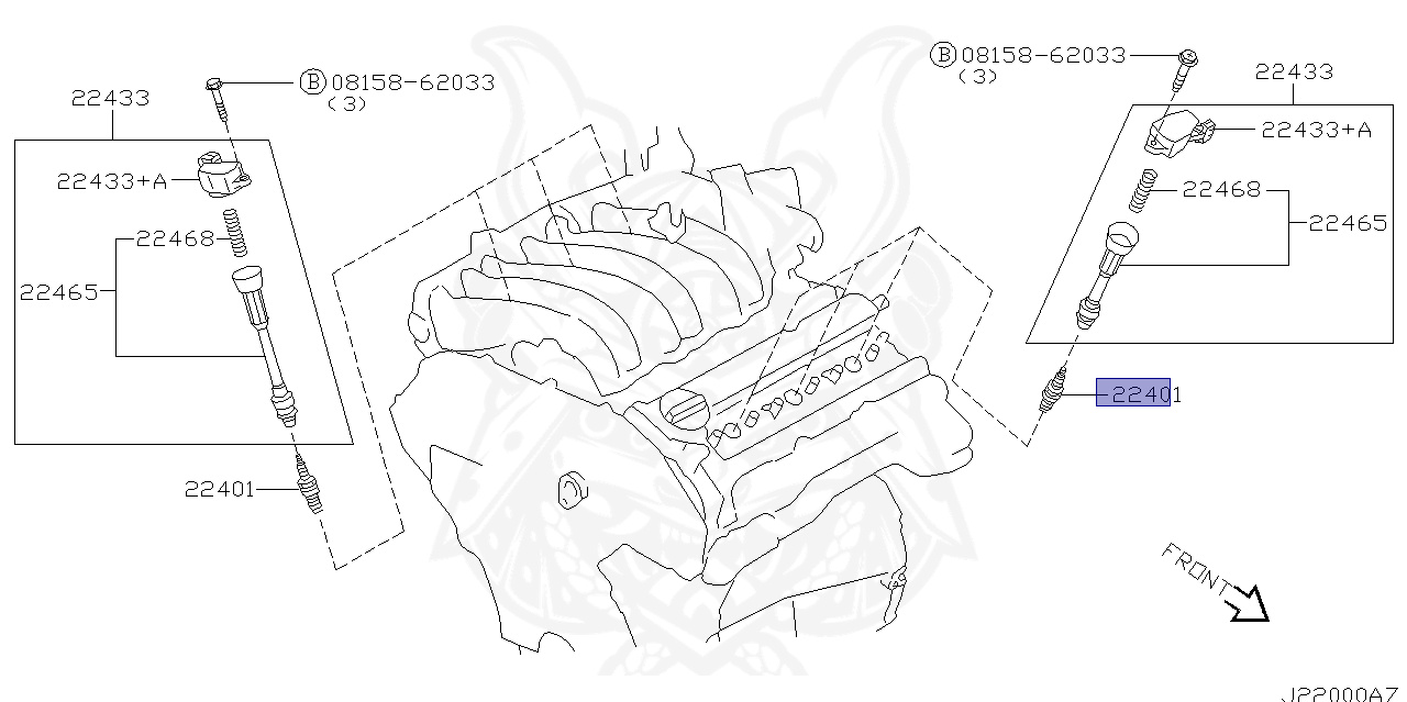 22401-AL514 - Nissan - Spark Plug - Nengun Performance