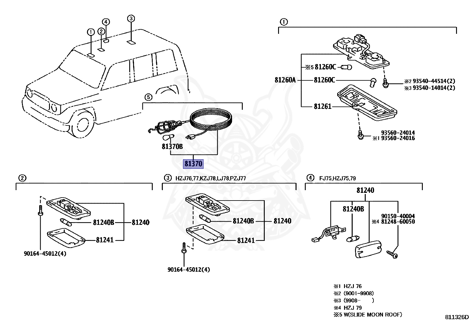 81370-60010 - Toyota - Lamp Assy, Inspection - Nengun Performance
