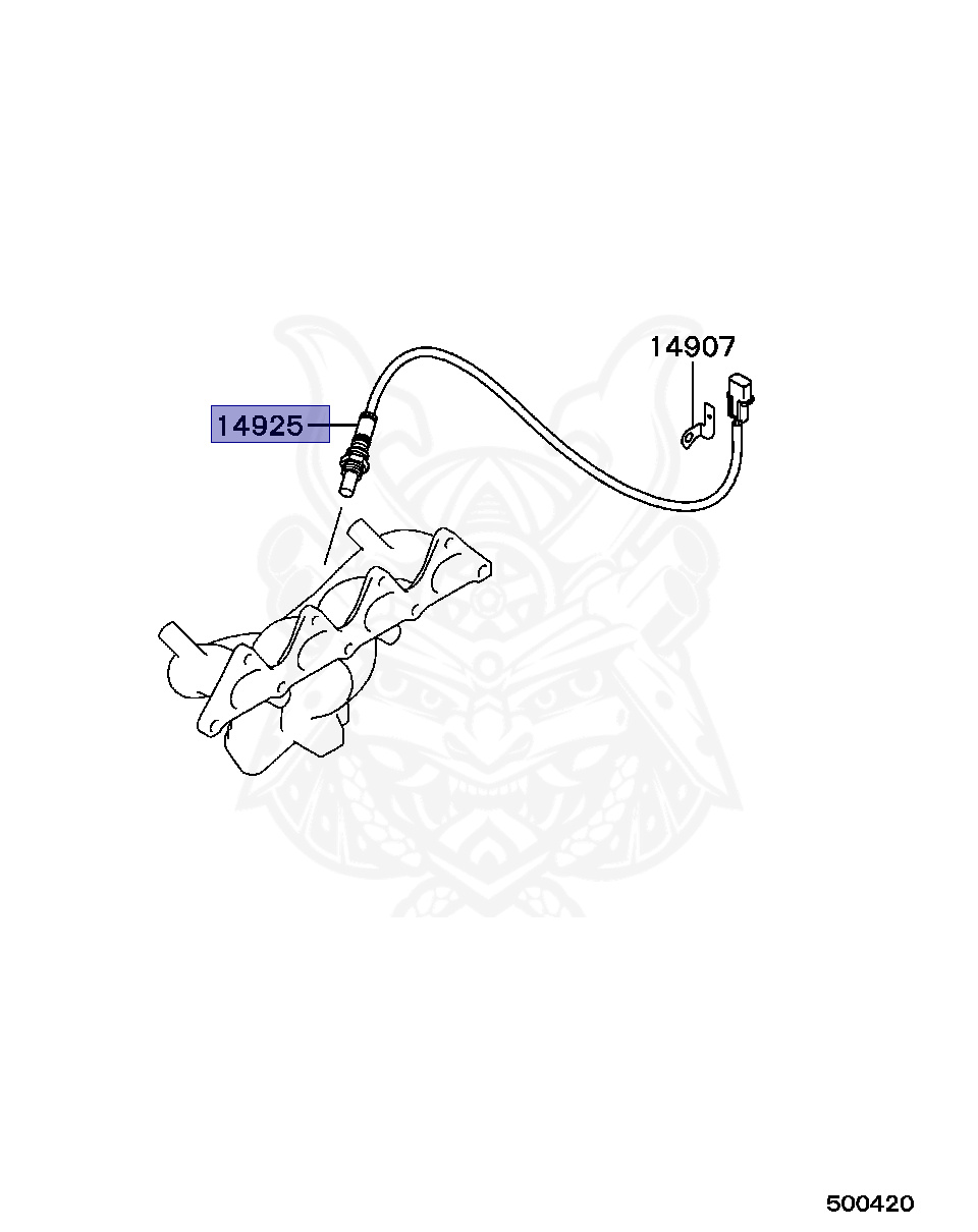 MD174677 - Mitsubishi - Sensor, Eng Control Oxygen - Nengun