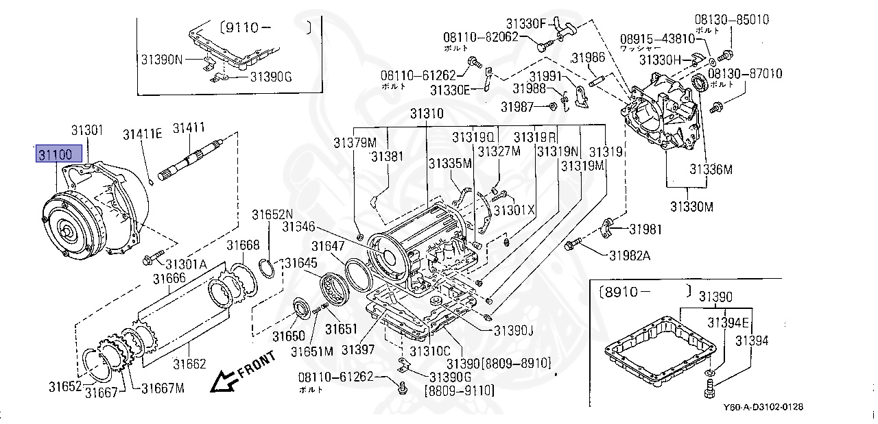 31100-51X03 - Nissan - Converter Assembly, Torque - Nengun Performance