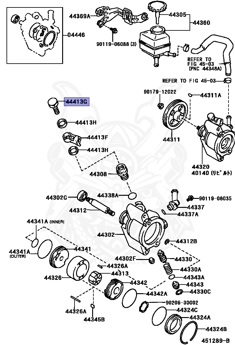 90401-16008 - Toyota - Bolt, Union (for Pressure Feed Tube No. 2 90401-16008 - Toyota - Bolt, Union (for Pressure Feed Tube No. 2