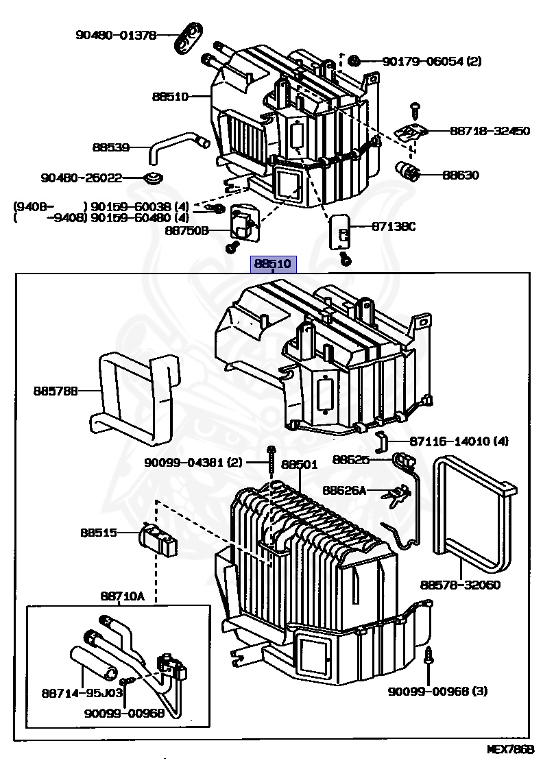 88510-32700 - Toyota - Unit Assy, Cooler - Nengun Performance