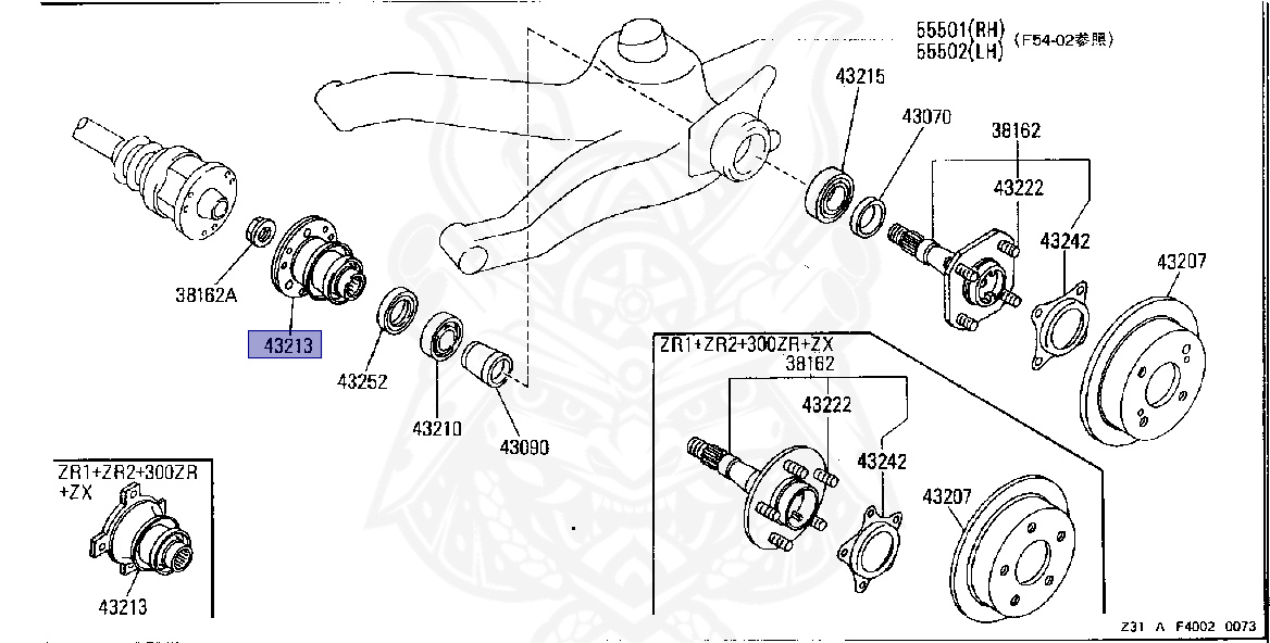 43213-01P00 - Nissan - Flange Assembly, Rear Axle - Nengun Performance
