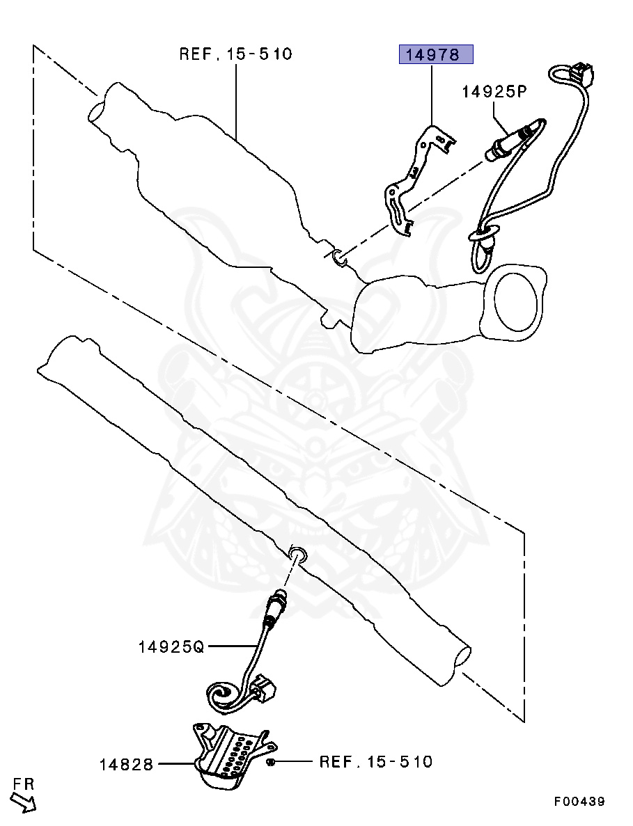 1588A079 - Mitsubishi - Clip, Oxygen Sensor - Nengun Performance