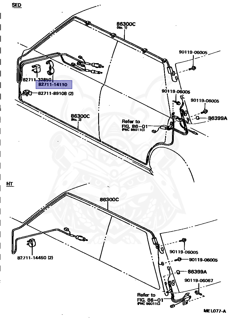 82711-14110 - Toyota - Clip - Nengun Performance
