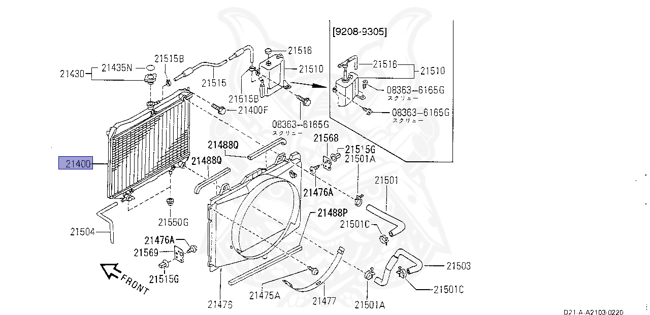 みどこ 21410-76P00 - Nissan - Radiator Assembly - Nengun Performance