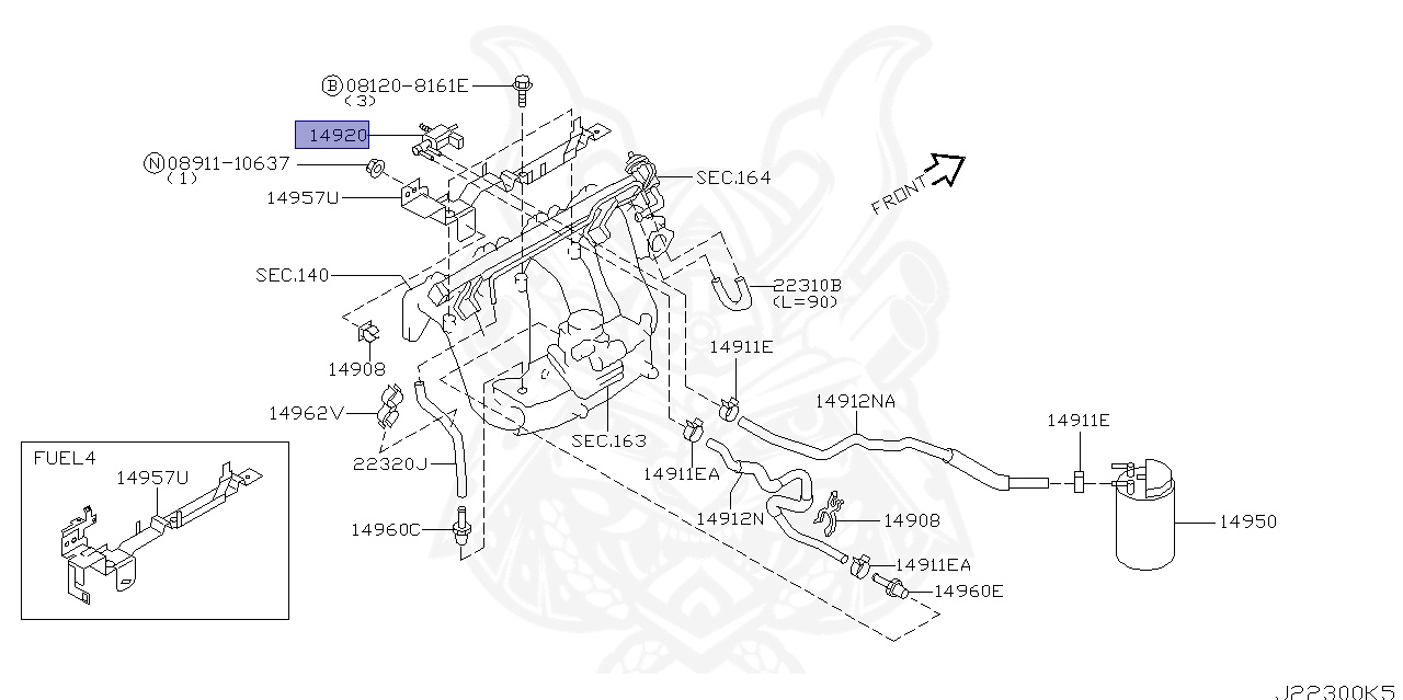 なべ様 14930-AH100 - Nissan - Control Valve Assembly - Nengun Performance