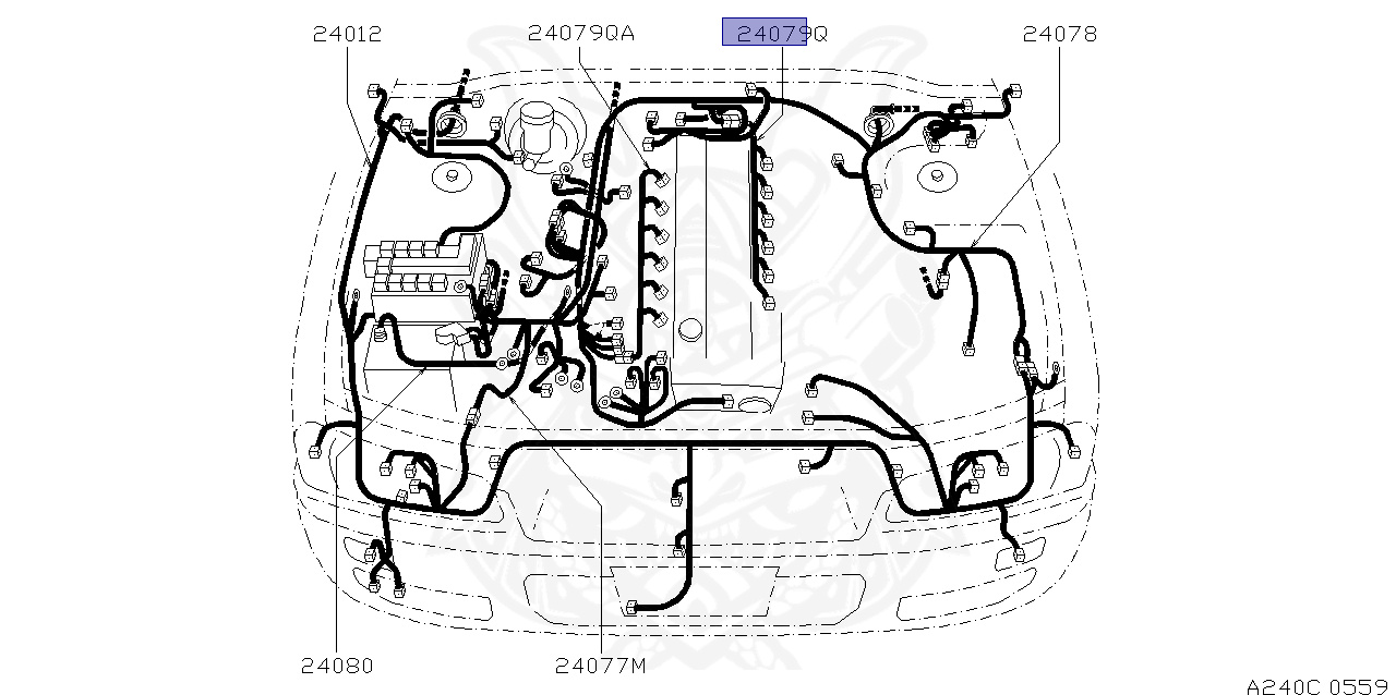 24079-5L300 - Nissan - Harness Assembly, Sub Engine Room