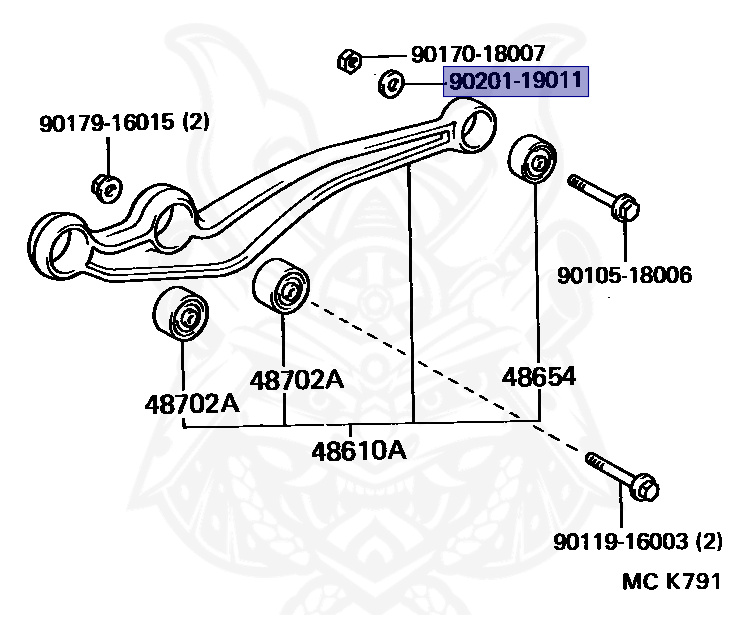 90201-19011 - Toyota - Washer - Nengun Performance
