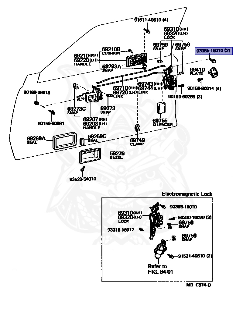 MAO 93385-16010 - Toyota - Bolt - Nengun Performance