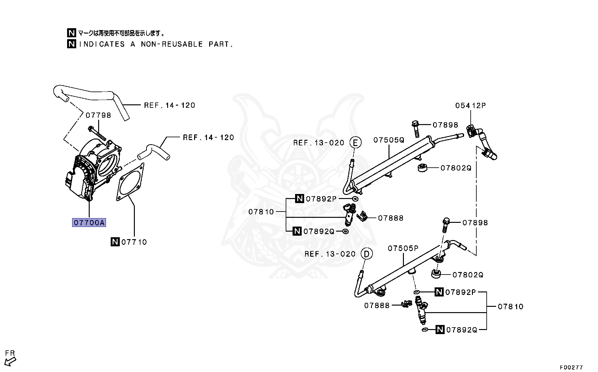 Mitsubishi - Throttle Body Assy