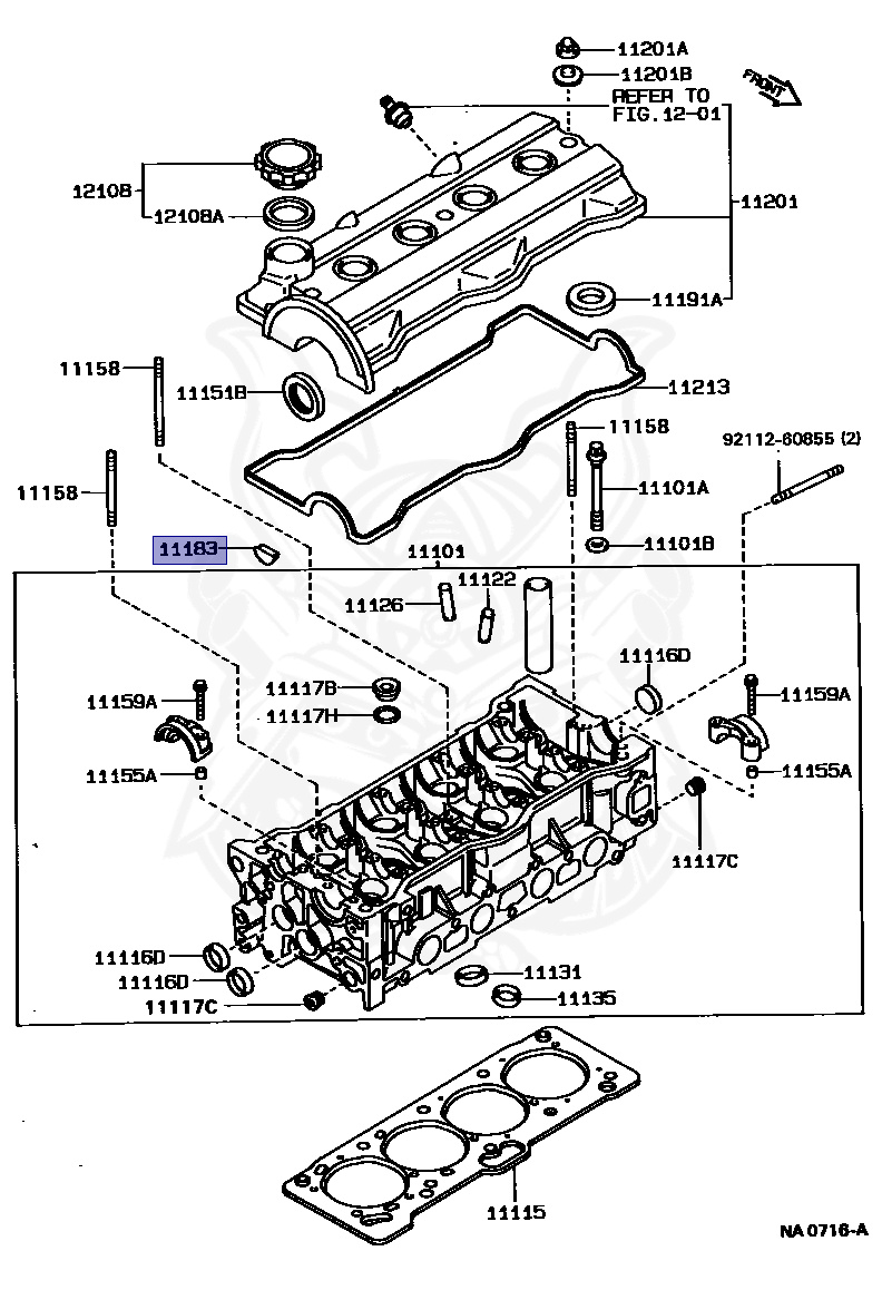 11183-15020 - Toyota - PLUG, SEMICIRCULAR - Nengun Performance