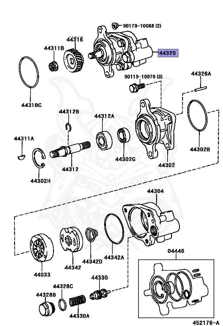 44320-60220 - Toyota - VANE PUMP ASSY - Nengun Performance