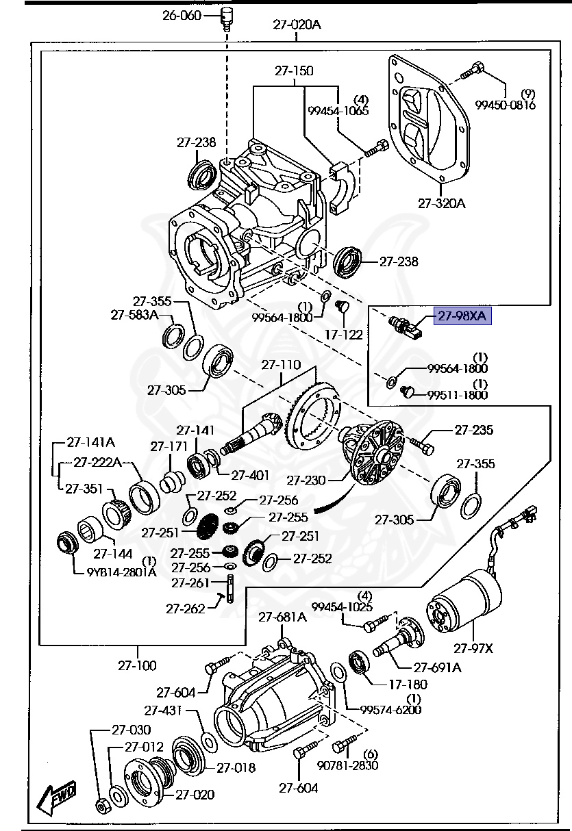 MA01-27-98X - Mazda - Sensor - Nengun Performance