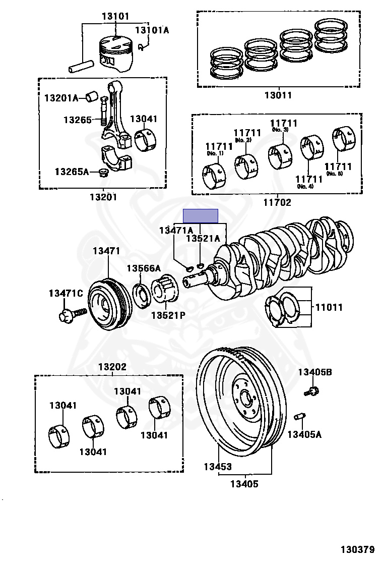 13411-74908 - Toyota - CRANKSHAFT - Nengun Performance