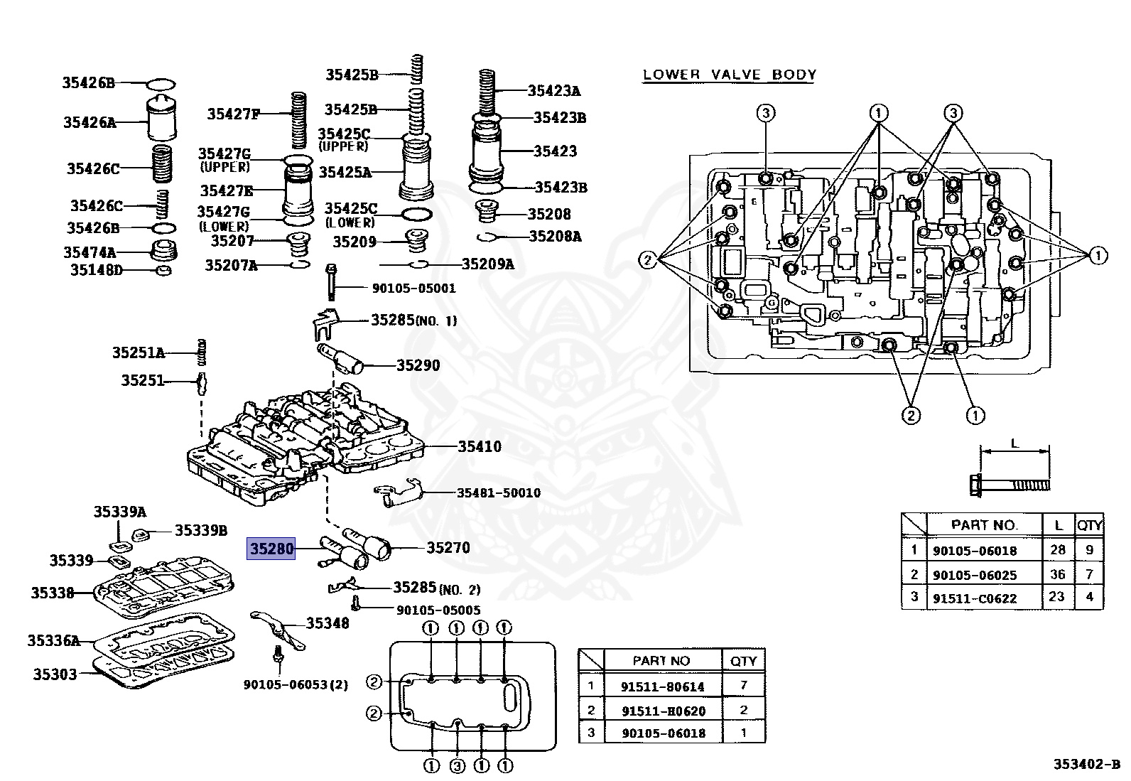 35280-30020 - Toyota - Lock Up Control Solenoid Assy - Nengun