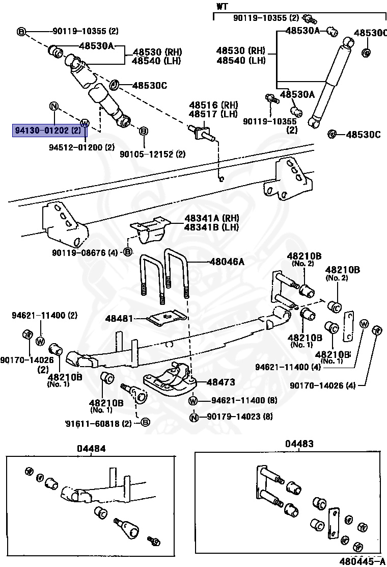 94130-01202 - Toyota - NUT - Nengun Performance
