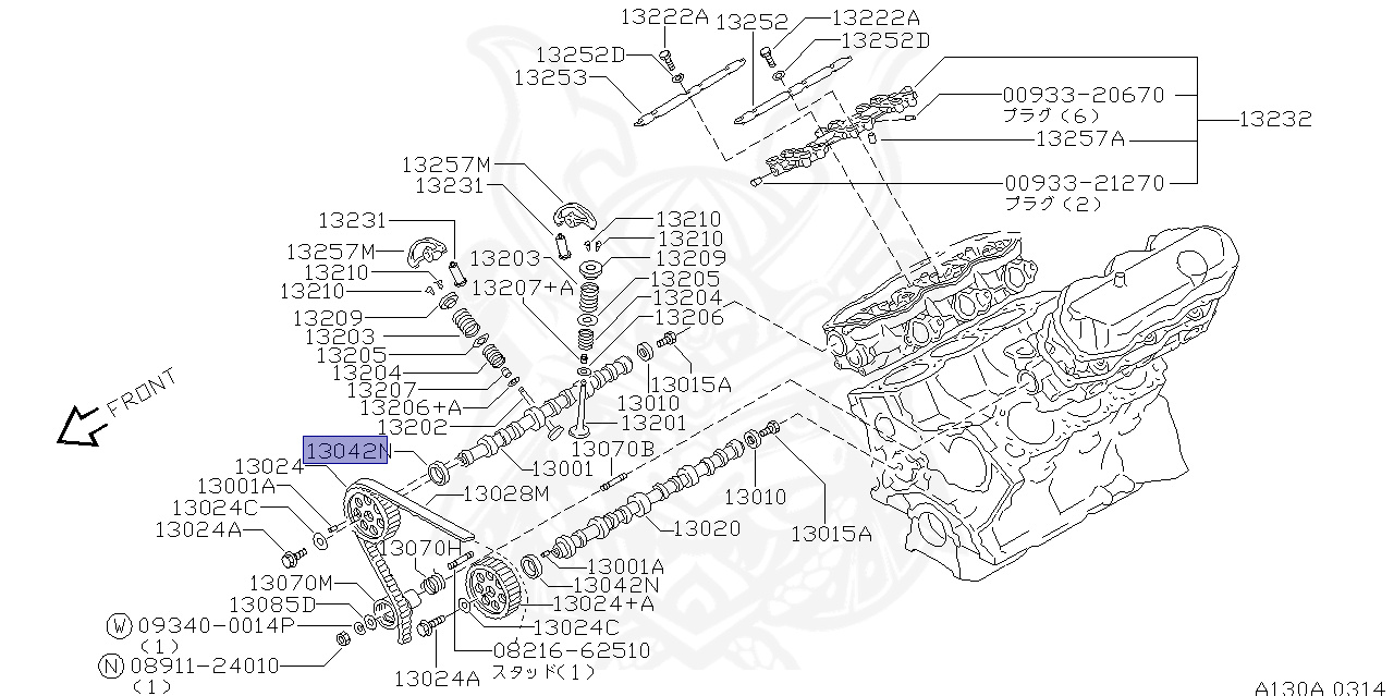 13042-D0100 - Nissan - Seal, Oil Camshaft - Nengun Performance