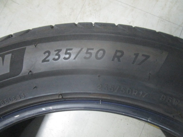 Michelin - Used tires (235/50R17) 5.5mm 2 pieces