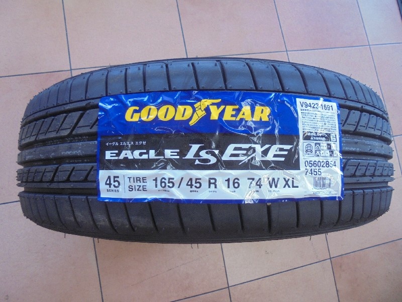 165/45R16 74W 2本 Goodyear Goodyear EAGLE LS EXE【中古/埼玉より