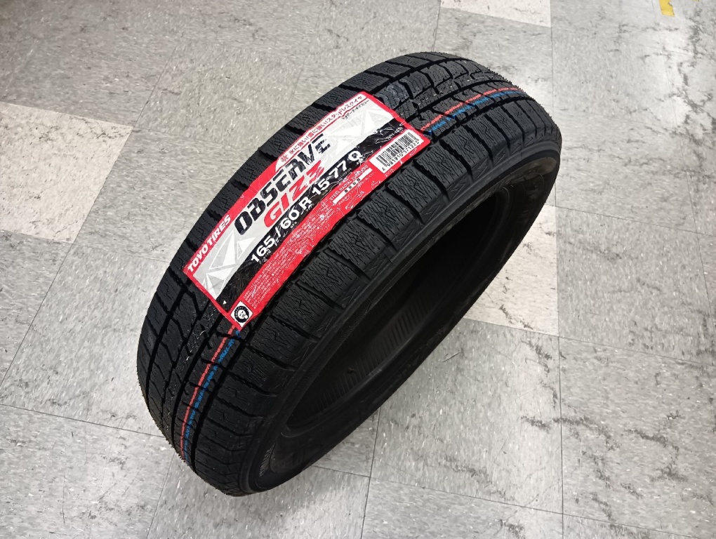 Toyo - New studless GIZ3 tires (165/60R15)