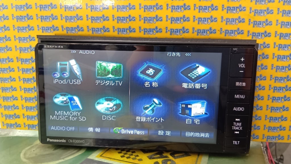 Panasonic CN-R300WD 2013年 スペーシア Panasonic パナソニック ストラーダ CN-R300D メモリーナビ