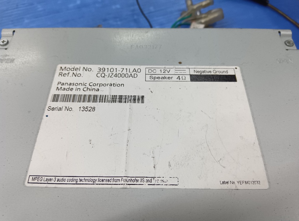 Suzuki - Genuine CD deck for Swift (ZC72)