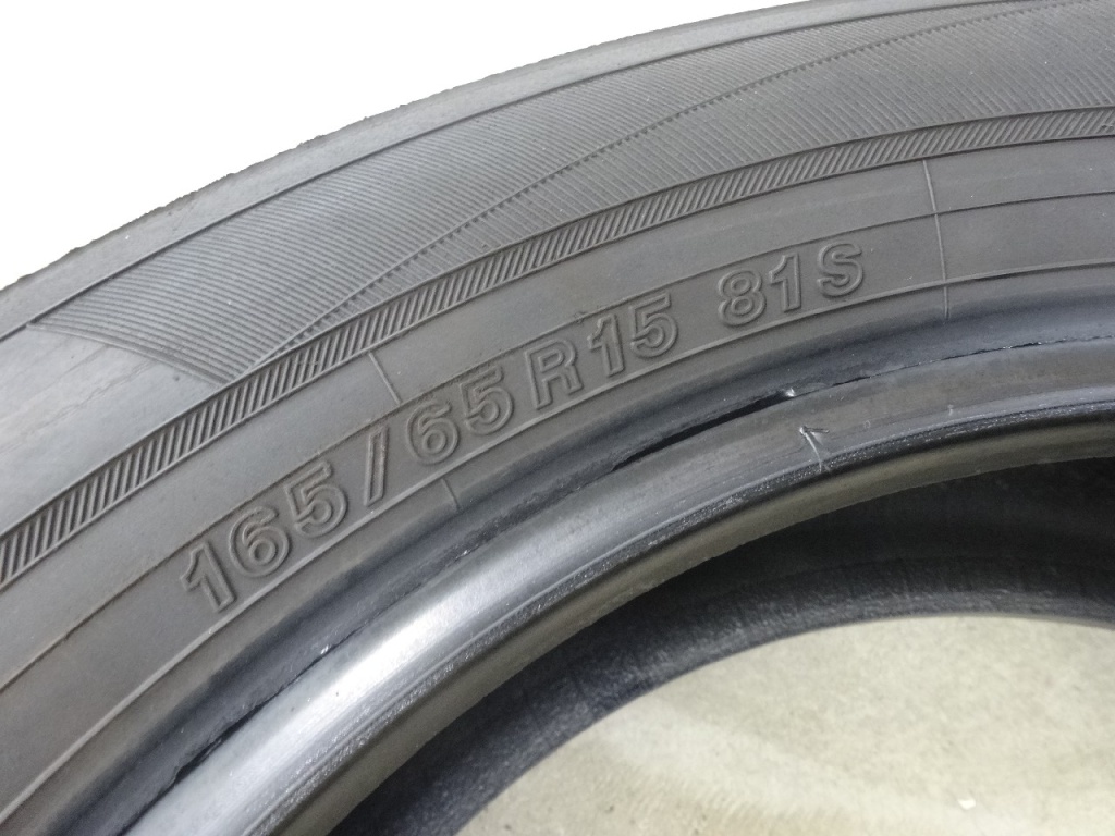 Yokohama - Two used AE30 tires (165/65R15)