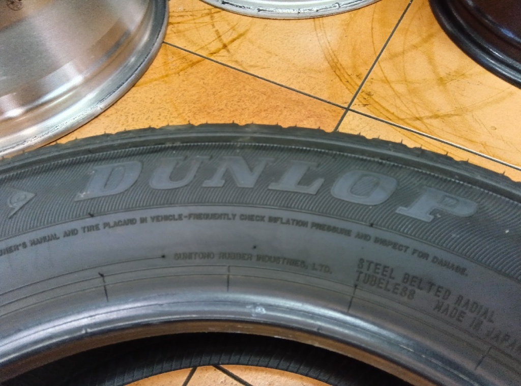 Dunlop - Used tires (195/65R16) 6mm x 2