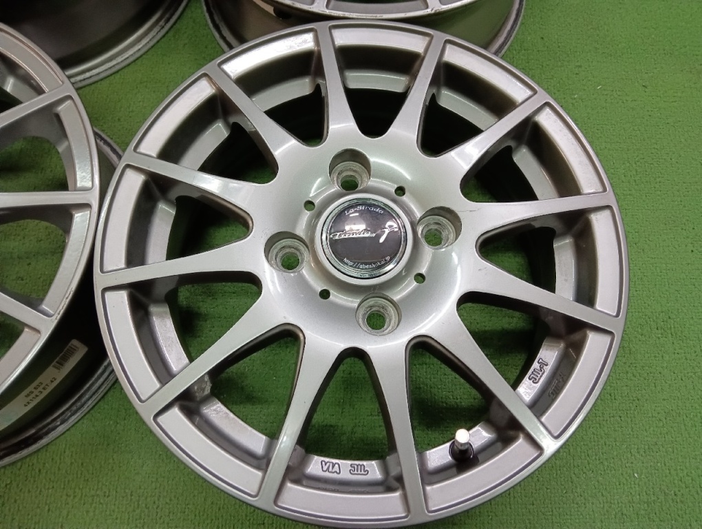 Unknown - Abe Shokai - La Strada 14-inch wheels, set of 4 - Nengun 